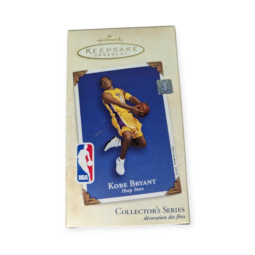 Vintage 2003 Hallmark Keepsake Ornament Kobe Bryant Hoop Stars Ornament